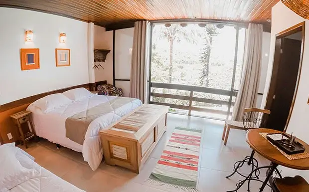 Suítes confortáveis